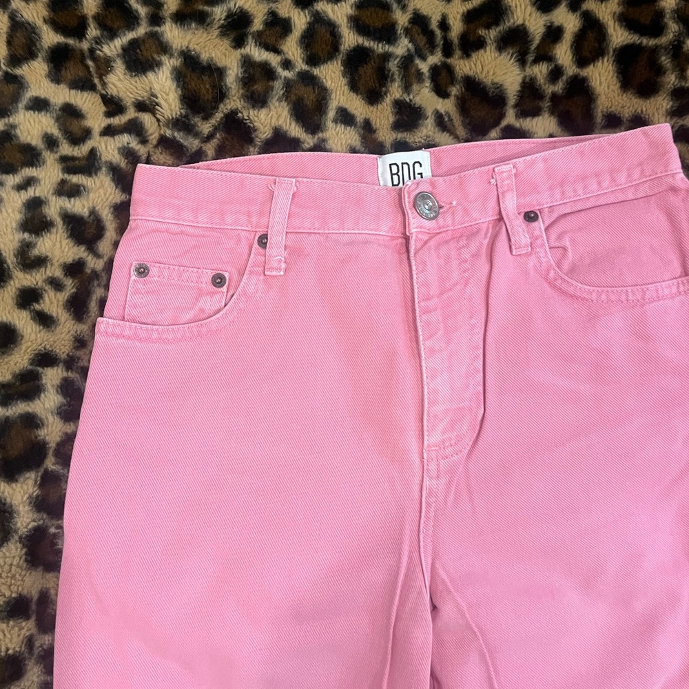 Pink Straight Leg BDG Jeans